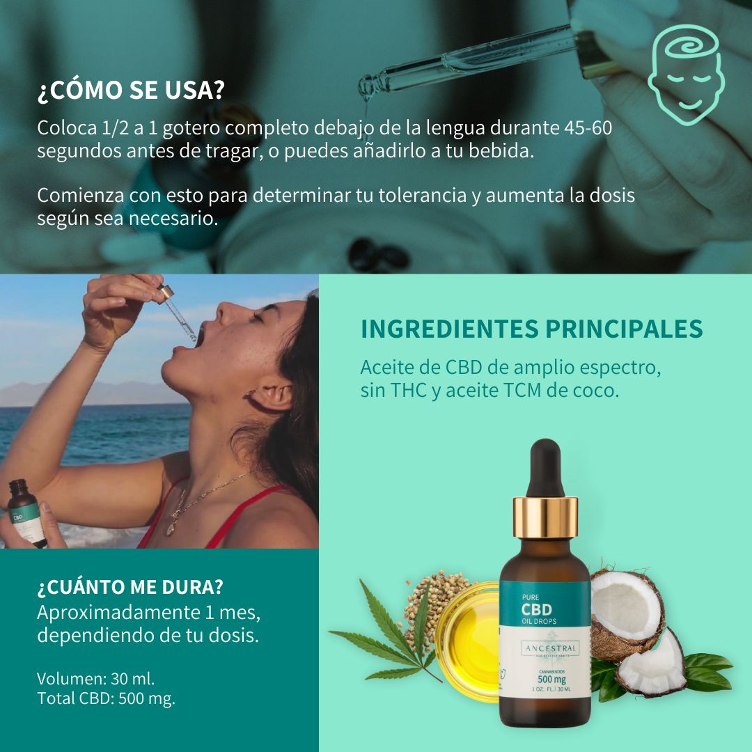 Aceite de CBD 500mg